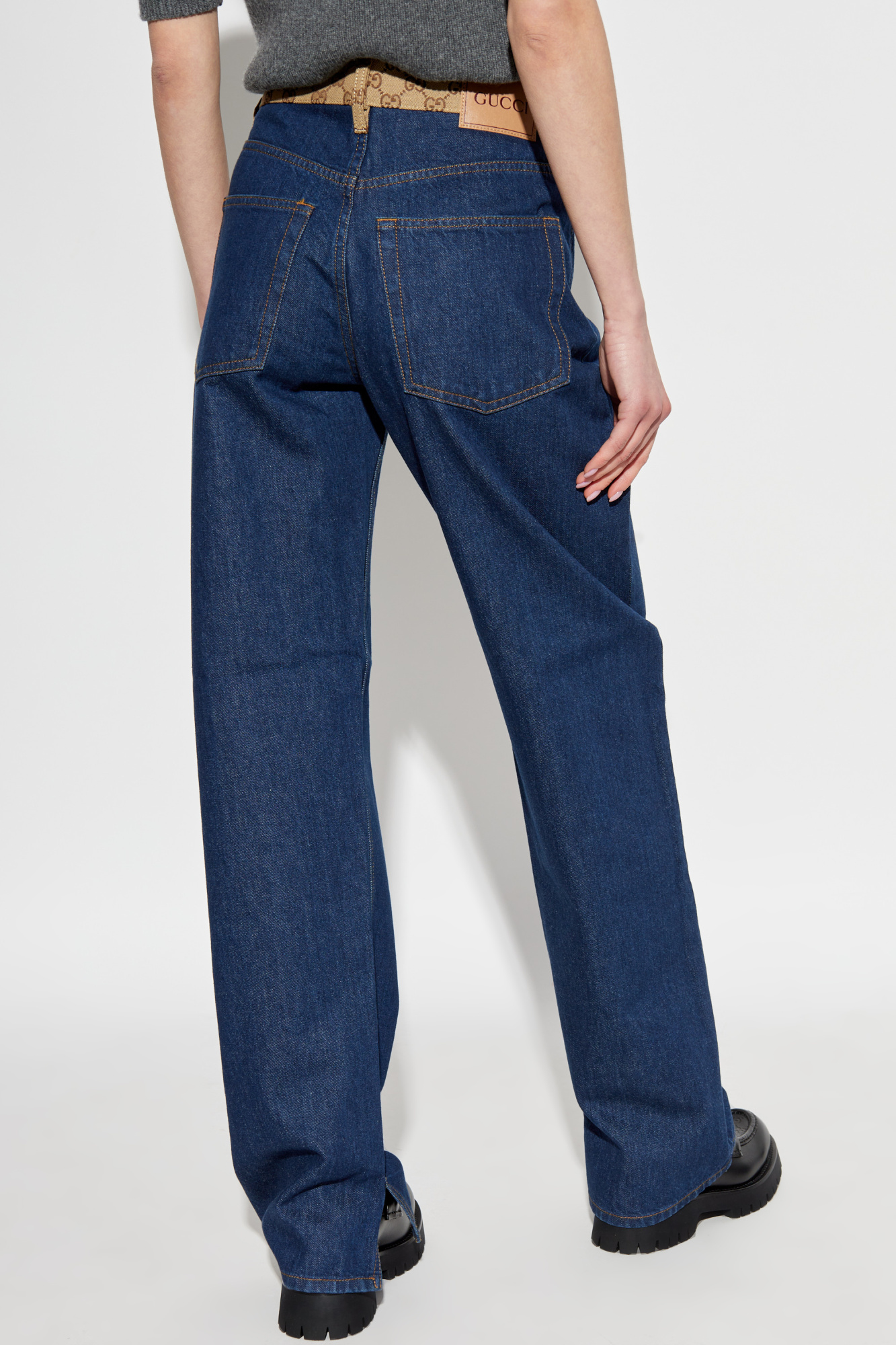 Gucci Jeans with GG pattern | Women's Clothing | Vitkac Gucci Jeans with GG pattern | Women's Clothing | Vitkac